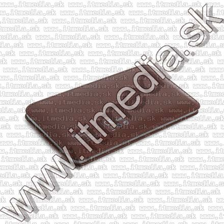 Image of Platinet Slim Powerbank Li-Po 6000mAh Brown (42835) *Leather* EOL (IT10900)